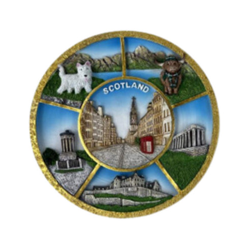 PLATES | CTY-PLT-013 (RESIN-SCOTLAND - 10CM)